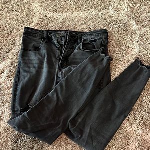 Black Womens American eagle jeans